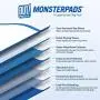 OUT! MonsterPads | 7 Layer Quilted Dog Pad Absorbing Over 8 Cups of Liquid | 60 Pads 36 x 36 (1030738)
