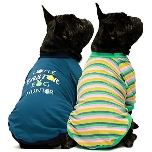 Fitwarm 2-Pack Valentines Day I Woof You St Patricks Day Easter Day Dog Shirt for Pet Clothes 100% Cotton Puppy T-Shirts Cat Tee Breathable Stretchy Costumes Fitwarm 2-Pack Valentines Day I Woof You St Patricks Day Easter Day Dog Shirt for Pet Clothes 100% Cotton Puppy T-Shirts Cat Tee Breathable Stretchy Costumes