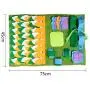 Luck Dawn Dog Snuffle Mat, Soft Felt Dog Smell Training Mat for Encourages Natural Foraging Skills Luck Dawn Dog Snuffle Mat, Soft Felt Dog Smell Training Mat for Encourages Natural Foraging Skills