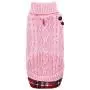 kyeese Small Dog Sweaters with Leash Hole Gingham Patchwork Doggie Sweater Knitwear Pullover Warm Pet Sweater for Fall Winter kyeese Small Dog Sweaters with Leash Hole Gingham Patchwork Doggie Sweater Knitwear Pullover Warm Pet Sweater for Fall Winter