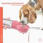 Aynone Pet Water Bottle, Portable Dog Water Bottle Pet Water Bottles for Dogs with Poop Shovel and Garbage Bag for Travelling, Walking, Portable Dog Bowl Water Bottle Capacity 300ml