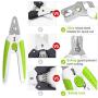 Slopehill Dog Nail Clippers, Pet Nail Clippers with Safety Guard to Avoid Over Cutting, Free Nail File, Razor Sharp Blade, Lock Switch - Professional Grooming Tool for Large and Small Animals