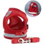 Cat Harness and Leash Escape Proof and Dog Harness Adjustable Soft Mesh Vest Harness for Walking with Reflective Strap for Pet Kitten Puppy Rabbit