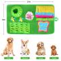 synmixx Dog Mat Pet Dog Feeding Mat- Durable Interactive Dog Toys Encourages Natural Foraging Skills，Dog Play Mat Sniffing Training Pad Fun Mats, Great for Stress Release