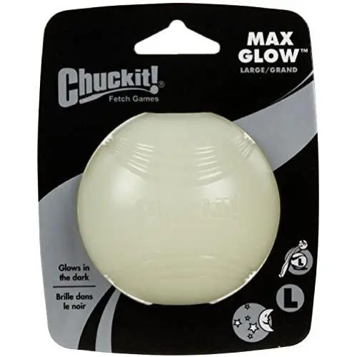 Canine Hardware Chuckit MAX Glow in The Dark Ball Light Play Fetch Ball Dogs Canine Hardware Chuckit MAX Glow in The Dark Ball Light Play Fetch Ball Dogs