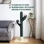 PetnPurr Handmade Cactus Cat Scratching Post for Large and Multiple Cats – Designed for Vertical Scratch, Stretch and Climb