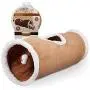 ALL FOR PAWS Collapsible Cat Tunnel Crinkle Cat Toys Play Tunnel Tube