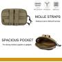 Large Tactical Dog Harness Sets, No Pulling Adjustable Dog Vest Harness, Heavy Duty Dog Harness with 3 Handles(Coyote Brown,Medium)