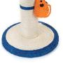 CHARMGIRL 16'' Cat Scratching Post,Durable Cat Dangling Toys Cat Scratcher Pole Sisal Rope Cat Tracking Interactive Toys Scratch Post Tree for Cats Kittens