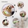 N/ A Multipurpose Rubber Pet Hair Removal Brush, Dog & Cat Hair Remover Brush for Furniture, Car Interior and Carpet，with Free Storage Bag（Green）