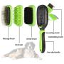 ZolooPet Dog Brush Cat Brush Pet Grooming Kit 7 in 1 Double Sided Pet Dematting Deshedding Comb Massage pin Brush with Pet Clipper and Diamond Nail File for Pet with Thick, Short, Medium, Long, Curly, and Wiry Hair