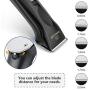oneisall Dog Clippers for Thick Coats, Professional Powerful Grooming Kit Low Noise Cordless Hair Clipper Trimmers Shaver for Small Medium and Large Dogs Cats Pets - Black