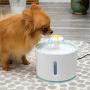 JingYi Pet Water Dispenser,2.4L LED Automatic Power-Off Waterfall Pet Water Dispenser Drinking Fountain Filter Pet Drinking Fountain Pet Drinking Fountain
