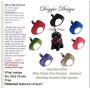 DOGGIE DESIGN Choke Free Reflective Step in Ultra Harness Pink American River