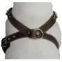 Brown Genuine Leather Dog Harness, Medium. 25''-30'' Chest, 1'' Wide Adjustable Straps Brown Genuine Leather Dog Harness, Medium. 25''-30'' Chest, 1'' Wide Adjustable Straps