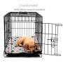 DayDayFun Teal and White Pet Food Mat Old Fashioned Lattice Tangled Lines Classical Mosaic Housebreaking Absorption Pads Turquoise Orange White