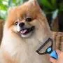 Umoonfine Dog Brush for Shedding, 2 Sided Pet Grooming Tool Undercoat Rake for Dogs & Cats, Large Extra Wide Pet Grooming Brush for Removing Shedding and Tangling, Without Pulling Umoonfine Dog Brush for Shedding, 2 Sided Pet Grooming Tool Undercoat Rake for Dogs & Cats, Large Extra Wide Pet Grooming Brush for Removing Shedding and Tangling, Without Pulling