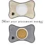 Ptlom Dog and Cat Medium and Small Placemat, Pet Food and Water Mat Suitable for Medium and Small Pets, Prevent Water and Food from Spilling, Cotton Ptlom Dog and Cat Medium and Small Placemat, Pet Food and Water Mat Suitable for Medium and Small Pets, Prevent Water and Food from Spilling, Cotton