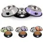 Legendog Cat Bowl Pet Bowl Stainless Steel Cat Food Water Bowl with Non-Slip Rubber Base Small Pet Bowl Cat Feeding Bowls Set of 3 Legendog Cat Bowl Pet Bowl Stainless Steel Cat Food Water Bowl with Non-Slip Rubber Base Small Pet Bowl Cat Feeding Bowls Set of 3
