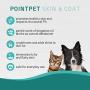 POINTPET Skin & Coat - Natural Grooming and Conditioning Care Spray for Dogs and Cats - Dryness, Itching, Red Paws & Elbows Soother - Helps with Pet Dandruff - Coconut, Aloe Vera, Lavender Formula