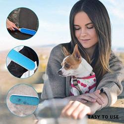 Pet Hair Remover Brush -lint Remover for pet Hair -pet hair remover for furniture -Animal Hair Removal Tool-Double-Sided Lint Brush with Self-Cleaning Base -Removes Dog Cat Fur from Clothing Furniture