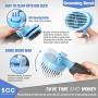 Premium Soft Self Cleaning Slicker Brush for Dogs & Cats. Dematting Brush Effectively and Effortlessly Shedding Mats, Removes Tangles, Dander, Dirt, Loose Fur by Up to 95% for Short or Long Hair.