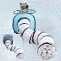 Lorchwise Cat Tunnel Toy,Pet Cat Tunnel,Collapsible Pet Play Tunnel Tube with Storage Bag for Cats, Puppy, Rabbits, Guinea Pig, Indoor and Outdoor Use Lorchwise Cat Tunnel Toy,Pet Cat Tunnel,Collapsible Pet Play Tunnel Tube with Storage Bag for Cats, Puppy, Rabbits, Guinea Pig, Indoor and Outdoor Use