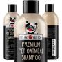 Pet Oatmeal Anti-Itch Shampoo & Conditioner In One! Smelly Puppy Dog & Cat Wash, Natural Ingredients & Hypoallergenic! Relief For Allergies, Itchy, Dry, Irritated Skin!! Smells Amazing! (1 btl)