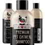 Pet Oatmeal Anti-Itch Shampoo & Conditioner In One! Smelly Puppy Dog & Cat Wash, Natural Ingredients & Hypoallergenic! Relief For Allergies, Itchy, Dry, Irritated Skin!! Smells Amazing! (1 btl)