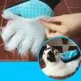 Pet Grooming Glove - Efficient Pet Hair Remover Mitt - Enhanced Five Finger Design - Perfect for Dog & Cat with Long & Short Fur - 1 Pair Pet Grooming Glove - Efficient Pet Hair Remover Mitt - Enhanced Five Finger Design - Perfect for Dog & Cat with Long & Short Fur - 1 Pair