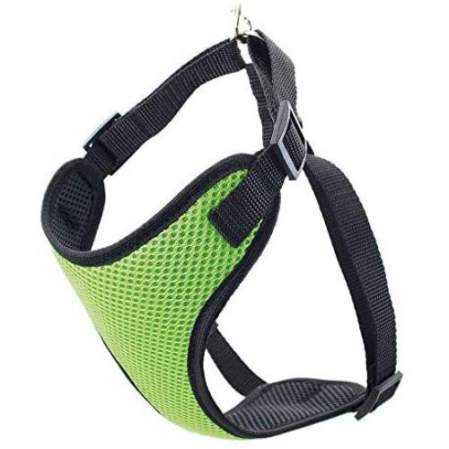 Luna&Max Soft Mesh Dog Harness, No Pull Walking Comfort Padded Vest Harnesses Adjustable, Chest Plate Custom Fit Dog Harness for Small Medium Large Dog