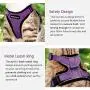 rabbitgoo Cat Harness and Leash for Walking, Escape Proof Soft Adjustable Vest Harnesses for Cats, Easy Control Breathable Reflective Strips Jacket, Purple, S(Chest: 18'' - 20'') rabbitgoo Cat Harness and Leash for Walking, Escape Proof Soft Adjustable Vest Harnesses for Cats, Easy Control Breathable Reflective Strips Jacket, Purple, S(Chest: 18'' - 20'')
