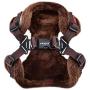Puppia Crayon Harness C, Medium, Brown