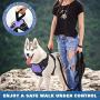 Pawaboo Dog Harness, No Pull Pet Vest Harness Adjustable Reflective Oxford Soft Padded Easy Control Handle for Outdoor Walking, Suitable for Small, Medium, Large Dogs