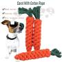 Pet Toys Pet Dog Gnawing Molars Toys Carrots Hand Woven Molars Cotton Rope Pet Supplies