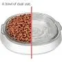 001 Glass Dog Cat Food Bowls, Water Bowl for Cats and Small Dogs, Transparent Glass Pet Bowl, Promotes Pet Hydration, Durable and Stable Design, Protect Pets Spine, Dishwasher Safe 001 Glass Dog Cat Food Bowls, Water Bowl for Cats and Small Dogs, Transparent Glass Pet Bowl, Promotes Pet Hydration, Durable and Stable Design, Protect Pets Spine, Dishwasher Safe