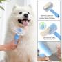 Atlamia Self Cleaning Slicker Brush,Dog Brush & Cat Brush with Massage Particles, Removes Loose Hair & Tangles,Skin Friendly & Promote Circulation