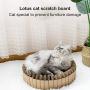 N / A DIY Cat Scratcher Cardboard Lounge Relaxing Bed, Corrugate Cat Scratcher with Durable Recycle Board, Cat Scratching Toy