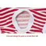 SiNetGuy Washable Female Dog Diapers (3pack), Premium Reusable Leakproof Puppy Stripe Nappies Highly Absorbent with Strong & Flexible Velcro for Doggie in Heat