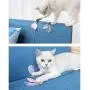 BeesClover Long Handle Steel Wire Feather Pole Cat Teaser Interactive Toy pet Gift BeesClover Long Handle Steel Wire Feather Pole Cat Teaser Interactive Toy pet Gift