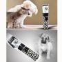 LOVEPET Dog Grooming Clipper, Rechargeable Cordless Pet Hair Clipper Set for Dogs Cats, Low Noise Low Vibration Long Endurance Powerful (Leopard Print)