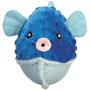 Grriggles Aqua Dudes Ball Shaped Squeak Dog Chew Toy