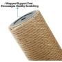 LUCKITTY Small Cat Scratching Posts Kitty Coconut Tree-Cat Scratch Post for Cats and Kittens - Plush and Sisal Scratch Pole Cat Scratcher