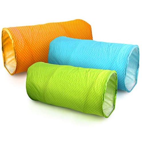 PAWISE Cat Tunnel Tube Cat Toys Cat Tunnel Bed Indoor Pop-up Collapsible Pet Tube Interactive Play Toy