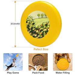 Pet Frisbee Flying Disc Dog Toy - Multifunction Three Trees On A Hill Jennifer Lommers