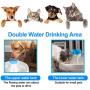 OWNPETS Pet Drinking Fountain,3L or 0.8 Gallon Quiet Automatic Eletrinic Water Fountain for Cat and Dog