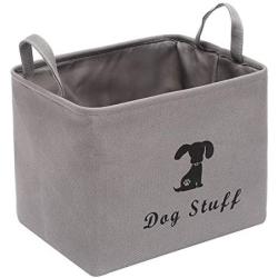 Polyester Dog Toy Basket and Dog Toy Box, Puppy Toy Basket Organizer - Perfect for organizing pet Toys, Blankets, leashes, Towel