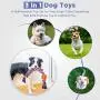 DELOMO Dog Rope Toy, 3 Pack Dog Chew Toys, Durable Dog Toys for Aggressive Chewers, interactive Dog Toys Set with 100% Natural Cotton DELOMO Dog Rope Toy, 3 Pack Dog Chew Toys, Durable Dog Toys for Aggressive Chewers, interactive Dog Toys Set with 100% Natural Cotton