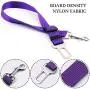 4 Pack Adjustable Pet Dog Cat Seat Belt, YuCool Safety Leads Vehicle Car Harness Seat Tether,Nylon Fabric- Black,Blue, Red, Purple 4 Pack Adjustable Pet Dog Cat Seat Belt, YuCool Safety Leads Vehicle Car Harness Seat Tether,Nylon Fabric- Black,Blue, Red, Purple