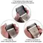 Professional Dog Grooming Clippers, Rechargeable Cordless Dog Clippers for Thick Coats Heavy Duty, Low Noise Dog Grooming Kit with 4 Guide Combs, Animal Clippers Heavy Duty for Dogs Cats Other Pets
